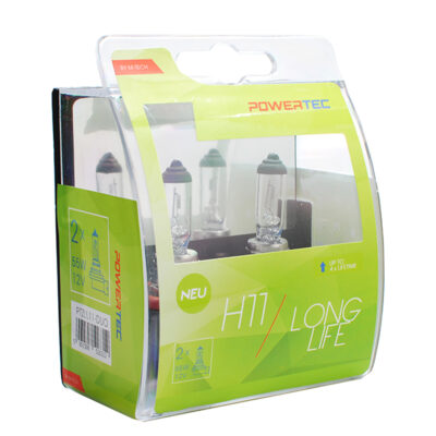 VL Garage - H11 12V 55W 3.150K PGJ19-1 POWERTEC LONG LIFE ΑΛΟΓΟΝΟΥ 2ΤΕΜ. - VL-PTZLL11-DUO