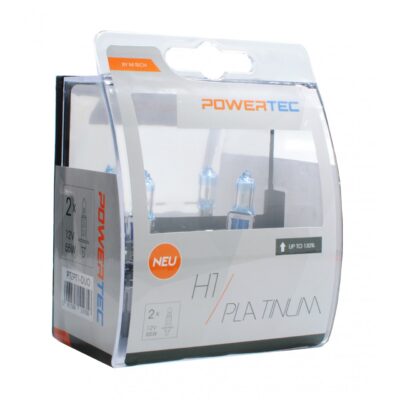 VL Garage - H1 12V 55W 3.250K +130% P14.5 POWERTECK PLATINUM 2ΤΕΜ. M-TECH - VL-PTZPT1-DUO