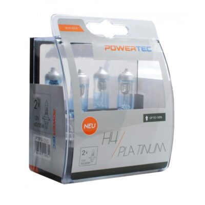 VL Garage - H4 12V 60/55W 3.250K +130% P43t POWERTECK PLATINUM 2ΤΕΜ. M-TECH - VL-PTZPT4-DUO