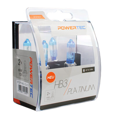 VL Garage - HB3 12V 65W 3.250K +130% P20d POWERTECK PLATINUM 2ΤΕΜ. M-TECH - VL-PTZPTHB3-DUO