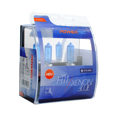 VL Garage - H11 12V 55W PGJ19-2 5.000K POWERTEC XENON BLUE 2ΤΕΜ. - VL-PTZXB11-DUO