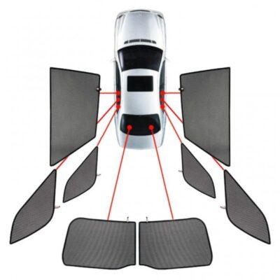 VL Garage - ΚΟΥΡΤΙΝΑΚΙΑ ΜΑΡΚΕ CAR SHADES ΓΙΑ BMW X6 (F16) 5D 2015-2019- 8 ΤΕΜ. - VL-BMW-X6-5-B