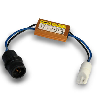 VL Garage - ΑΝΤΙΣΤΑΣΗ ΓΙΑ ΛΑΜΠΑΚΙΑ LED W5W 15W 41ohm 50x27x15mm - VL-RE004