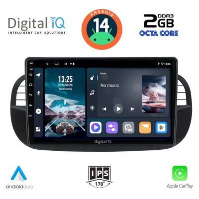 VL Garage - DIGITAL IQ RTG 4130_CPA (9inc) MULTIMEDIA TABLET for FIAT 500 mod. 2007-2015 - VL-DIQ_RTG_4130