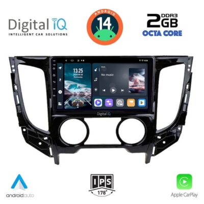 VL Garage - DIGITAL IQ RTG 4437_CPA A/C (9inc) MULTIMEDIA TABLET for MITSUBISHI L200 mod. 2015> με A/C - VL-DIQ_RTG_4437AC