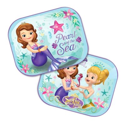 VL Garage - ΗΛΙΟΠΡΟΣΤΑΣΙΕΣ ΠΛΑΙΝΕΣ SOFIA THE FIRST ΜΕ ΒΕΝΤΟΥΖΑ (44x35cm) AMiO – 2 ΤΕΜ. - VL-S9306