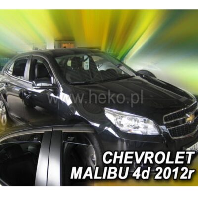 VL Garage - ΑΝΕΜΟΘΡΑΥΣΤΕΣ ΓΙΑ CHEVROLET MALIBU 5D 2012-2016 ΣΕΤ ΑΥΤΟΚΙΝΗΤΟΥ ΑΠΟ ΕΥΚΑΜΠΤΟ ΦΙΜΕ ΠΛΑΣΤΙΚΟ HEKO - 4 ΤΕΜ. - VL-10539