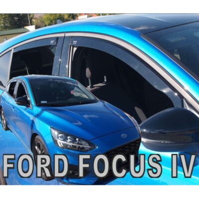 VL Garage - ΑΝΕΜΟΘΡΑΥΣΤΕΣ ΓΙΑ FORD FOCUS MK4 5D HB 2018+ ΣΕΤ ΑΥΤΟΚΙΝΗΤΟΥ ΑΠΟ ΕΥΚΑΜΠΤΟ ΦΙΜΕ ΠΛΑΣΤΙΚΟ HEKO - 4 ΤΕΜ. - VL-15330