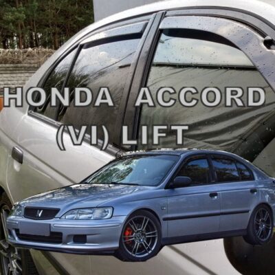 VL Garage - ΑΝΕΜΟΘΡΑΥΣΤΕΣ ΓΙΑ HONDA ACCORD VI 5D LTB 1998-2003 ΣΕΤ ΑΥΤΟΚΙΝΗΤΟΥ ΑΠΟ ΕΥΚΑΜΠΤΟ ΦΙΜΕ ΠΛΑΣΤΙΚΟ HEKO - 4 ΤΕΜ. - VL-17103
