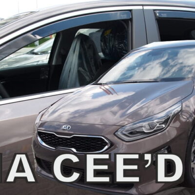 VL Garage - ΑΝΕΜΟΘΡΑΥΣΤΕΣ ΓΙΑ KIA CEED 5D HTB 2017+ ΣΕΤ ΑΥΤΟΚΙΝΗΤΟΥ ΑΠΟ ΕΥΚΑΜΠΤΟ ΦΙΜΕ ΠΛΑΣΤΙΚΟ HEKO - 4 ΤΕΜ. - VL-20183