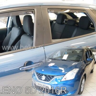 VL Garage - ΑΝΕΜΟΘΡΑΥΣΤΕΣ ΓΙΑ SUZUKI BALENO 5D 2016+ ΣΕΤ ΑΥΤΟΚΙΝΗΤΟΥ ΑΠΟ ΕΥΚΑΜΠΤΟ ΦΙΜΕ ΠΛΑΣΤΙΚΟ HEKO - 4 ΤΕΜ. - VL-28652