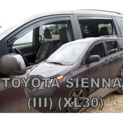 VL Garage - ΑΝΕΜΟΘΡΑΥΣΤΕΣ ΓΙΑ TOYOTA SIENNA III XL30 5D 2010+ ΣΕΤ ΑΥΤΟΚΙΝΗΤΟΥ ΑΠΟ ΕΥΚΑΜΠΤΟ ΦΙΜΕ ΠΛΑΣΤΙΚΟ HEKO - 4 ΤΕΜ. - VL-29655