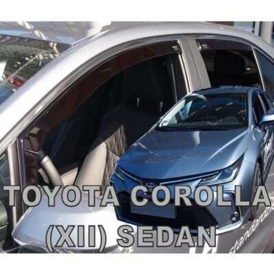 VL Garage - ΑΝΕΜΟΘΡΑΥΣΤΕΣ ΓΙΑ TOYOTA COROLLA XII 4D SEDAN 2018+ ΣΕΤ ΑΥΤΟΚΙΝΗΤΟΥ ΑΠΟ ΕΥΚΑΜΠΤΟ ΦΙΜΕ ΠΛΑΣΤΙΚΟ HEKO - 4 ΤΕΜ. - VL-29659