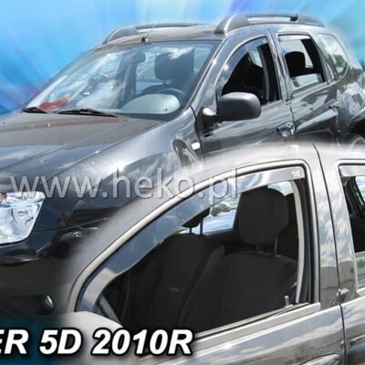 VL Garage - ΑΝΕΜΟΘΡΑΥΣΤΕΣ ΓΙΑ DACIA DUSTER 5D 2010-2018 ΖΕΥΓΑΡΙ ΑΠΟ ΕΥΚΑΜΠΤΟ ΦΙΜΕ ΠΛΑΣΤΙΚΟ HEKO - 2 ΤΕΜ. - VL-13107