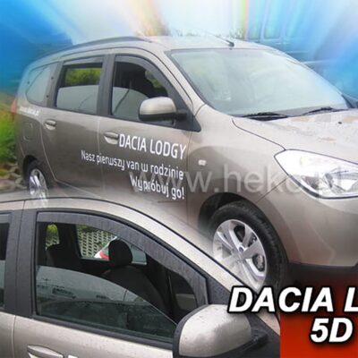 VL Garage - ΑΝΕΜΟΘΡΑΥΣΤΕΣ ΓΙΑ DACIA LODGY 5D 2012-2020 / DACIA DOKKER 4D 2012-2020 ΖΕΥΓΑΡΙ ΑΠΟ ΕΥΚΑΜΠΤΟ ΦΙΜΕ ΠΛΑΣΤΙΚΟ HEKO - 2 ΤΕΜ. - VL-13109