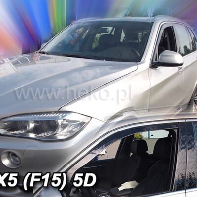 VL Garage - ΑΝΕΜΟΘΡΑΥΣΤΕΣ ΓΙΑ BMW X5 F15 5D 2013-2018 ΖΕΥΓΑΡΙ ΑΠΟ ΕΥΚΑΜΠΤΟ ΦΙΜΕ ΠΛΑΣΤΙΚΟ HEKO - 2 ΤΕΜ. - VL-11155
