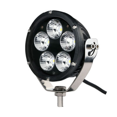 VL Garage - ΠΡΟΒΟΛΕΑΣ ΟΔΗΓΗΣΗΣ LED DRIVING ΜΑΥΡΟΣ 10-32V 50W 3500 lm 5 CREE LED ΣΤΡΟΓΓΥΛΟΣ 110 x 110 x 64 mm M-TECH - VL-WLC101