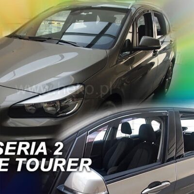 VL Garage - ΑΝΕΜΟΘΡΑΥΣΤΕΣ ΓΙΑ BMW ΣΕΙΡΑ 2 F45 ACTIVE TOURER 5D 2015-2021 ΖΕΥΓΑΡΙ ΑΠΟ ΕΥΚΑΜΠΤΟ ΦΙΜΕ ΠΛΑΣΤΙΚΟ HEKO - 2 ΤΕΜ. - VL-11164