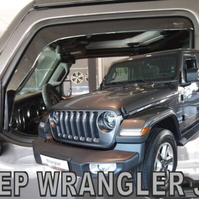 VL Garage - ΑΝΕΜΟΘΡΑΥΣΤΕΣ ΓΙΑ JEEP WRANGLER / GLADIATOR JL IV 5D 2019+ ΖΕΥΓΑΡΙ ΑΠΟ ΕΥΚΑΜΠΤΟ ΦΙΜΕ ΠΛΑΣΤΙΚΟ HEKO - 2 ΤΕΜ. - VL-19132