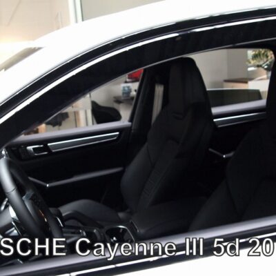 VL Garage - ΑΝΕΜΟΘΡΑΥΣΤΕΣ ΓΙΑ PORSCHE CAYENNE 5D 2017+ ΖΕΥΓΑΡΙ ΑΠΟ ΕΥΚΑΜΠΤΟ ΦΙΜΕ ΠΛΑΣΤΙΚΟ HEKO - 2 ΤΕΜ. - VL-26307