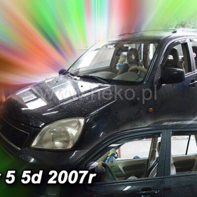 VL Garage - ΑΝΕΜΟΘΡΑΥΣΤΕΣ ΓΙΑ DR 5 MOTOR 5D 2007+ ΣΕΤ ΑΥΤΟΚΙΝΗΤΟΥ ΑΠΟ ΕΥΚΑΜΠΤΟ ΦΙΜΕ ΠΛΑΣΤΙΚΟ HEKO - 4 ΤΕΜ. - VL-29105