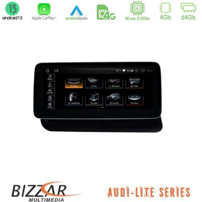VL Garage - Bizzar OEM Audi Q5 (8R) 2008-2017 (με MMI3G) Android13 8Core (4+64GB) Navigation Multimedia 10.25″ HD - VL-U-AU66112L