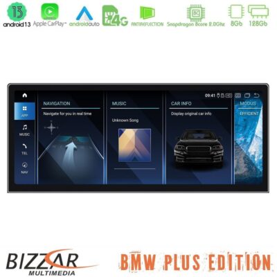 VL Garage - Bizzar Plus Edition BMW i3 2013-2017 Android13 (8+128GB) Navigation Multimedia 12.3″ Slim HD Black Panel - VL-U-ΒΜ-5603GN