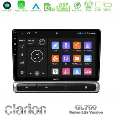 VL Garage - Clarion GL700 Lite Series 8Core Android11 2+32GB Citroen C3 2016-> Navigation Multimedia Tablet 9″ Με Carplay & Android Auto - VL-U-G72L-CT2503