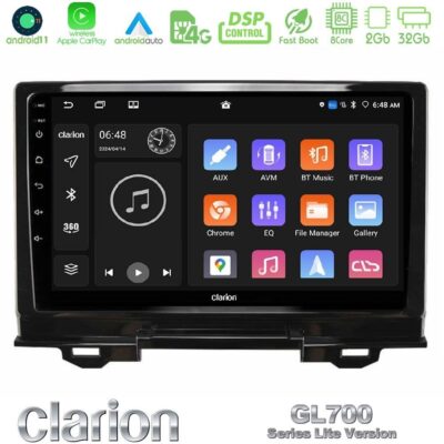 VL Garage - Clarion GL700 Lite Series 8Core Android11 2+32GB Honda HR-V 2021-> Navigation Multimedia Tablet 9" Με Carplay & Android Auto - VL-U-G72L-HD1034