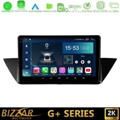 VL Garage - Bizzar G+ Series BMW Χ1 E84 8Core Android12 6+128GB Navigation Multimedia Tablet 10" - VL-U-G-BM0846