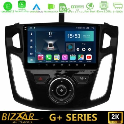 VL Garage - Bizzar G+ Series Ford Focus 2012-2018 8core Android12 6+128GB Navigation Multimedia Tablet 9" - VL-U-G-FD0044