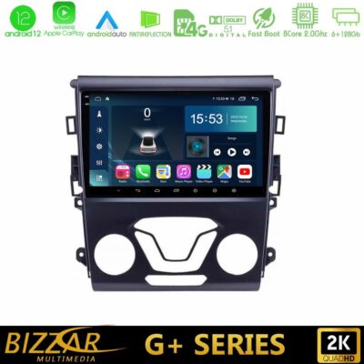 VL Garage - Bizzar G+ Series Ford Mondeo 2014-2017 8core Android12 6+128GB Navigation Multimedia Tablet 9 - VL-U-G-FD0106