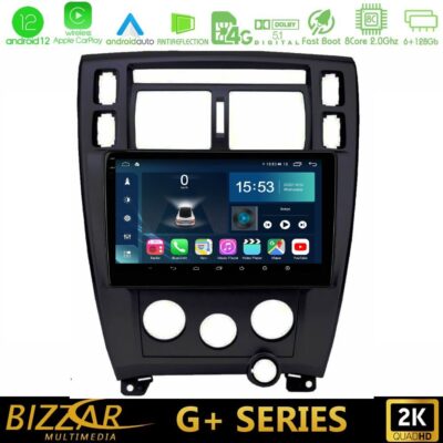 VL Garage - Bizzar G+ Series Hyundai Tucson 2006 – 2013 8core Android12 6+128GB Navigation Multimedia Tablet 9" - VL-U-G-HY0712BL