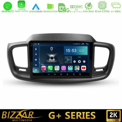 VL Garage - Bizzar G+ Series Kia Sorento 2018-2021 8Core Android12 6+128GB Navigation Multimedia Tablet 9" - VL-U-G-KI0248