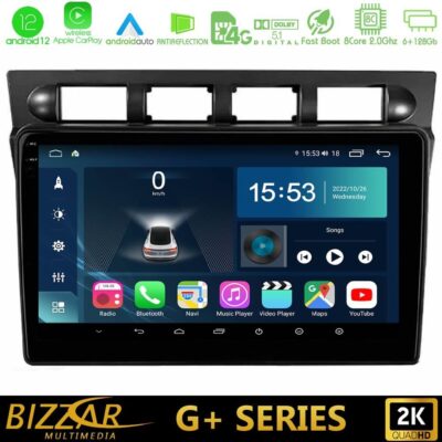 VL Garage - Bizzar G+ Series Kia Picanto 2004-2007 8core Android12 6+128GB Navigation Multimedia Tablet 9" - VL-U-G-KI0469