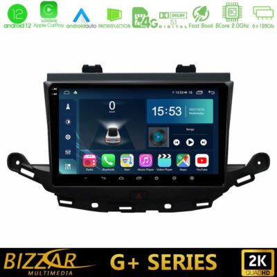 VL Garage - Bizzar G+ Series Opel Astra K 2015-2019 8core Android12 6+128GB Navigation Multimedia Tablet 9" - VL-U-G-OP0113