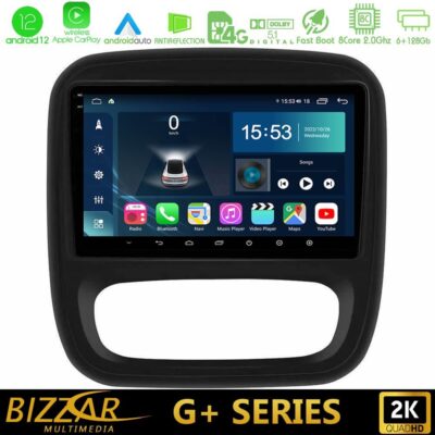 VL Garage - Bizzar G+ Series Renault/Nissan/Opel/Fiat 8core Android12 6+128GB Navigation Multimedia Tablet 9" - VL-U-G-RN1102
