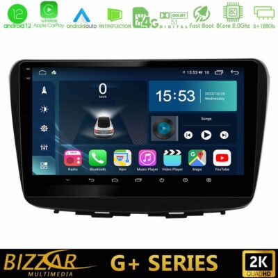 VL Garage - Bizzar G+ Series Suzuki Baleno 2016-2021 8Core Android12 6+128GB Navigation Multimedia Tablet 9" - VL-U-G-SZ0513