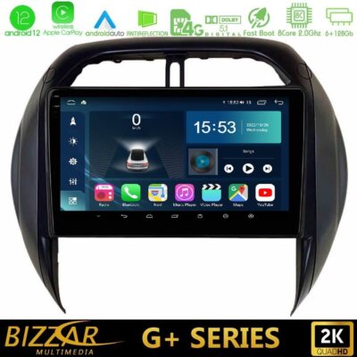 VL Garage - Bizzar G+ Series Toyota RAV4 2001 – 2005 8core Android12 6+128GB Navigation Multimedia Tablet 9" - VL-U-G-TY1315