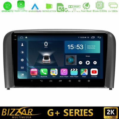 VL Garage - Bizzar G+ Series Volvo S80 1998-2006 8core Android12 6+128GB Navigation Multimedia Tablet 9" - VL-U-G-VL0971