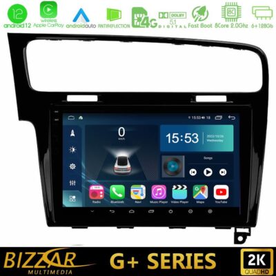 VL Garage - Bizzar G+ Series VW GOLF 7 8core Android12 6+128GB Navigation Multimedia Tablet 10" - VL-U-G-VW0003PB