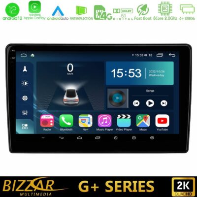 VL Garage - Bizzar G+ Series Ford Transit Custom 2019 – 2024 8core Android12 6+128GB Navigation Multimedia Tablet 10" - VL-U-G-FD1519