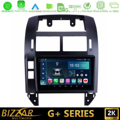 VL Garage - Bizzar G+ Series VW Polo 2002-2009 8core Android12 6+128GB Navigation Multimedia 9" - VL-U-G-VW1229