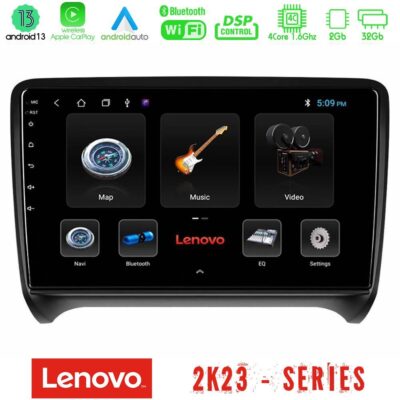 VL Garage - Lenovo Car Pad Audi TT B7 4Core Android 13 2+32GB Navigation Multimedia Tablet 9" - VL-U-LEN-AU0828