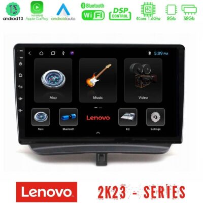 VL Garage - Lenovo Car Pad Ford Courier 2015-2023 4Core Android 13 2+32GB Navigation Multimedia Tablet 9" - VL-U-LEN-FD1794