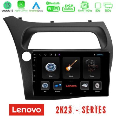 VL Garage - Lenovo Car Pad Honda CiviC Hatchback 2006-2011 4Core Android 13 2+32GB Navigation Multimedia Tablet 9" - VL-U-LEN-HD0942