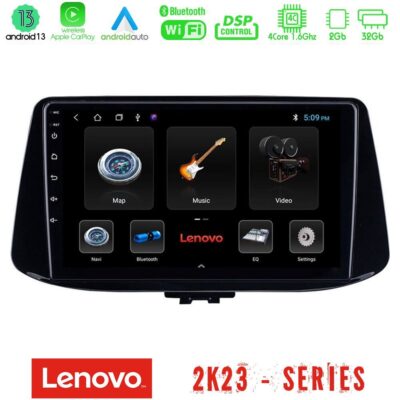 VL Garage - Lenovo Car Pad Hyundai i30 4Core Android 13 2+32GB Navigation Multimedia Tablet 9" - VL-U-LEN-HY0890