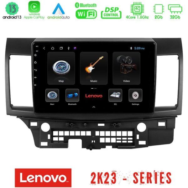 VL Garage - Lenovo Car Pad Mitsubishi Lancer 2008 – 2015 4Core Android 13 2+32GB Navigation Multimedia Tablet 10" - VL-U-LEN-MT232