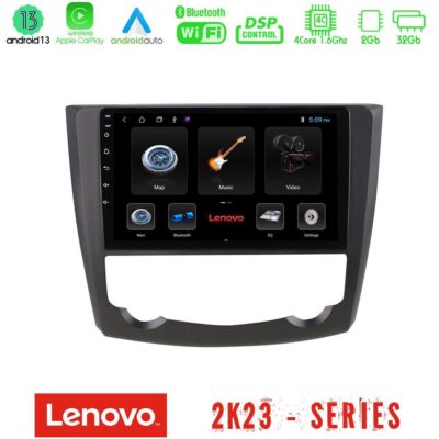 VL Garage - Lenovo Car Pad Renault Kadjar 4Core Android 13 2+32GB Navigation Multimedia Tablet 9" - VL-U-LEN-RN0218