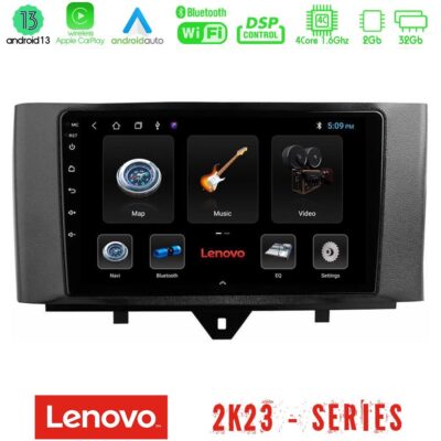 VL Garage - Lenovo Car Pad Smart 451 Facelift 4Core Android 13 2+32GB Navigation Multimedia Tablet 9" - VL-U-LEN-SM0831